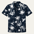 Freja Andersen | Herre retro Tropical Coconut mønster Hawaiian Beach skjorte