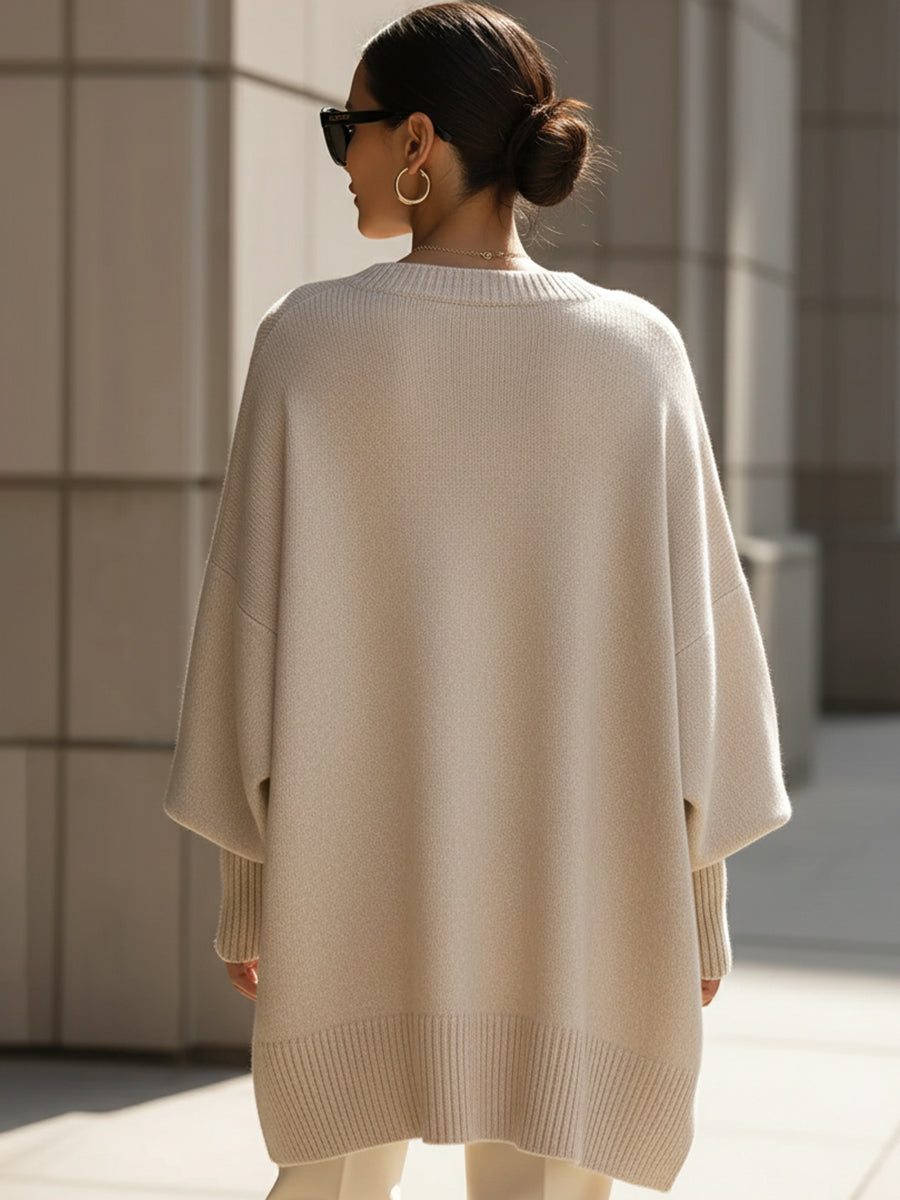 Aster | Oversized ponchotrøje — 7