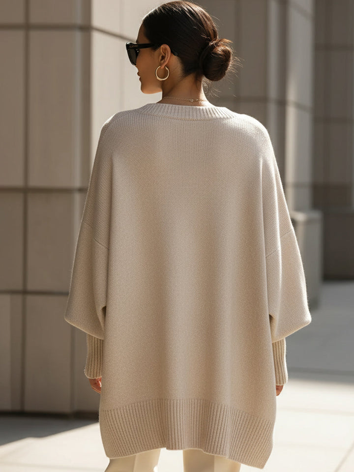 Aster | Oversized ponchotrøje — 7