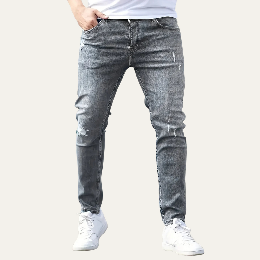 Freja Andersen | Herre slim fit denim jeans - trendy stretch bukser