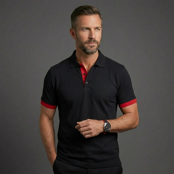 Freja Andersen | Herre Elegant poloshirt