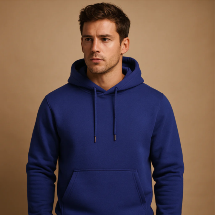 Freja Andersen | Herre klassisk Hoodie trøje med Front Pocket