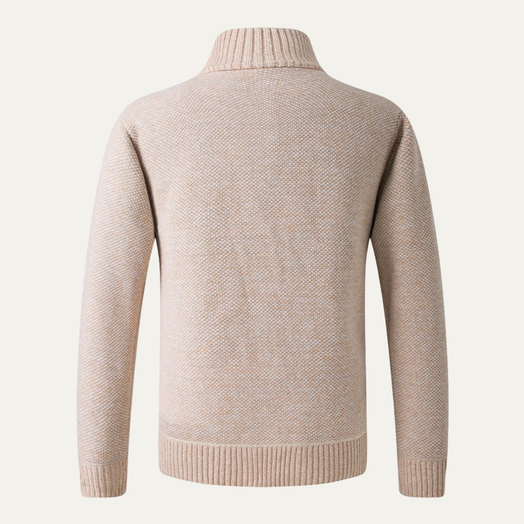 Cala Luna herre stående krave strik Zip cardigan