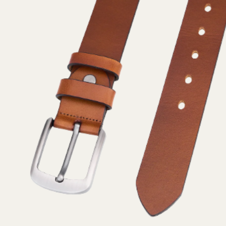 Freja Andersen | Herre læder Durable klassisk Buckle bælte