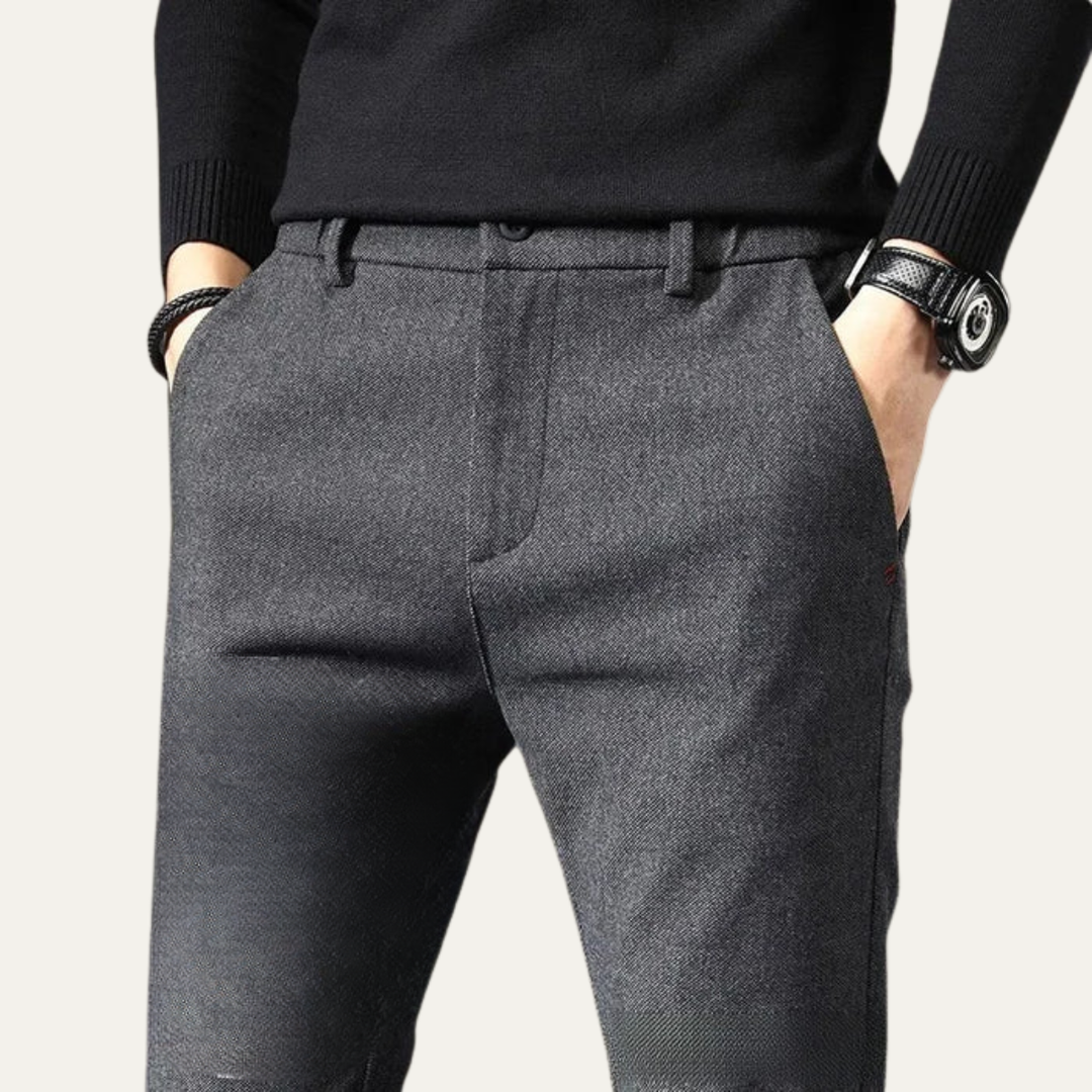 Freja Andersen | Herre Elegant afslappet Straight Leg bukser