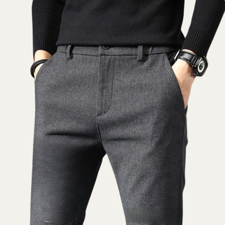 Freja Andersen | Herre Elegant afslappet Straight Leg bukser