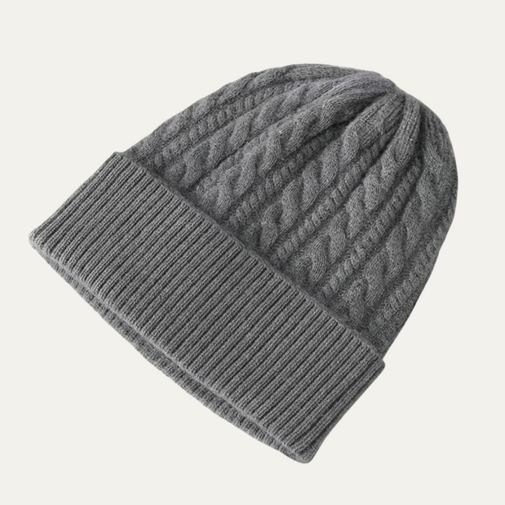 Freja Andersen | Herre klassisk ribstrikket kashmir Beanie
