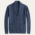 Freja Andersen | Herre luksus kashmir knap cardigan