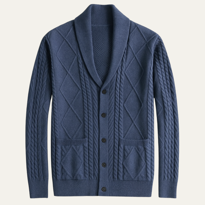 Freja Andersen | Herre luksus kashmir knap cardigan