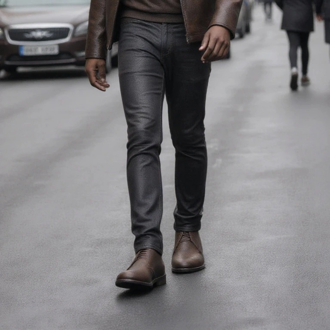 Wildmere | Herre vintage Ankle brun læder støvler