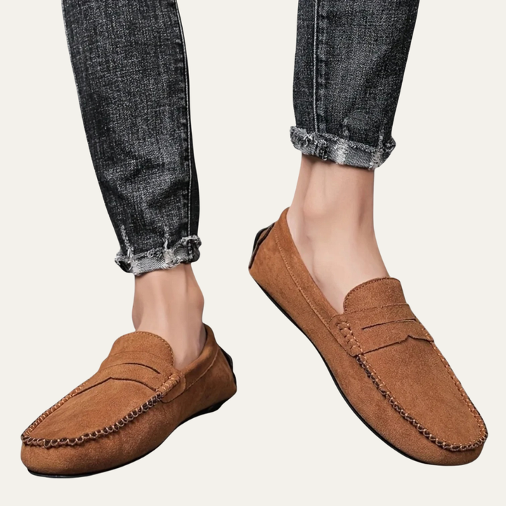 Marostica | Herre ruskind klassisk Moccasins Slip On loafers
