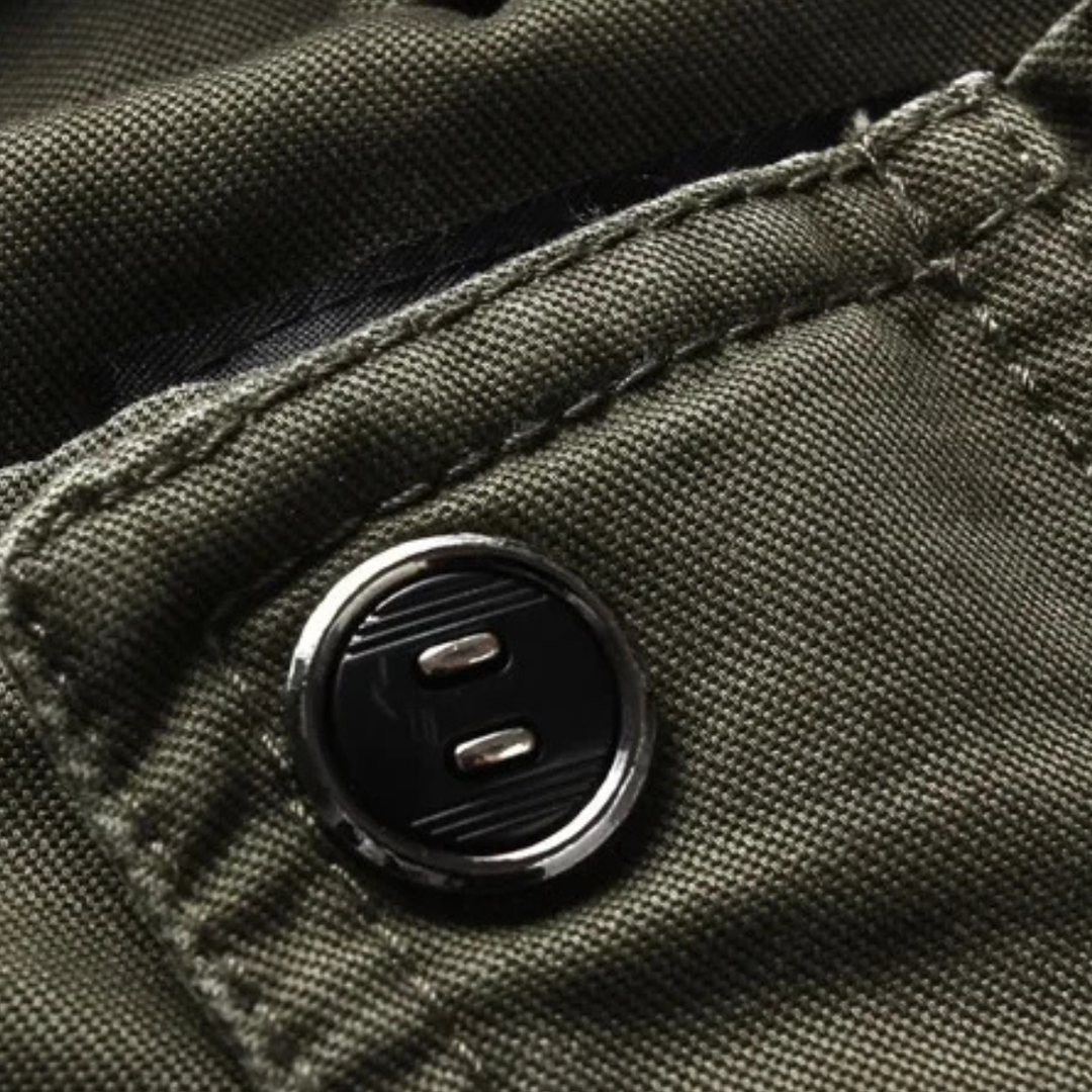 Freja Andersen | Herre afslappet Multi Pocket Windproof Hunting jakke