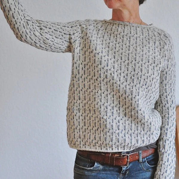 KRISTINE – HYGGELIG STRIKKET SWEATER — 4
