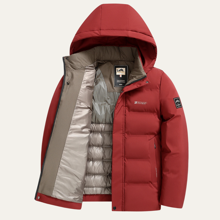 Freja Andersen | Herre varm tyk vinter bomuld jakke