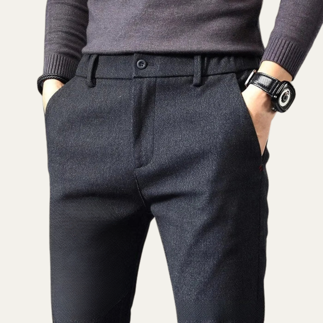 Freja Andersen | Herre Elegant afslappet Straight Leg bukser