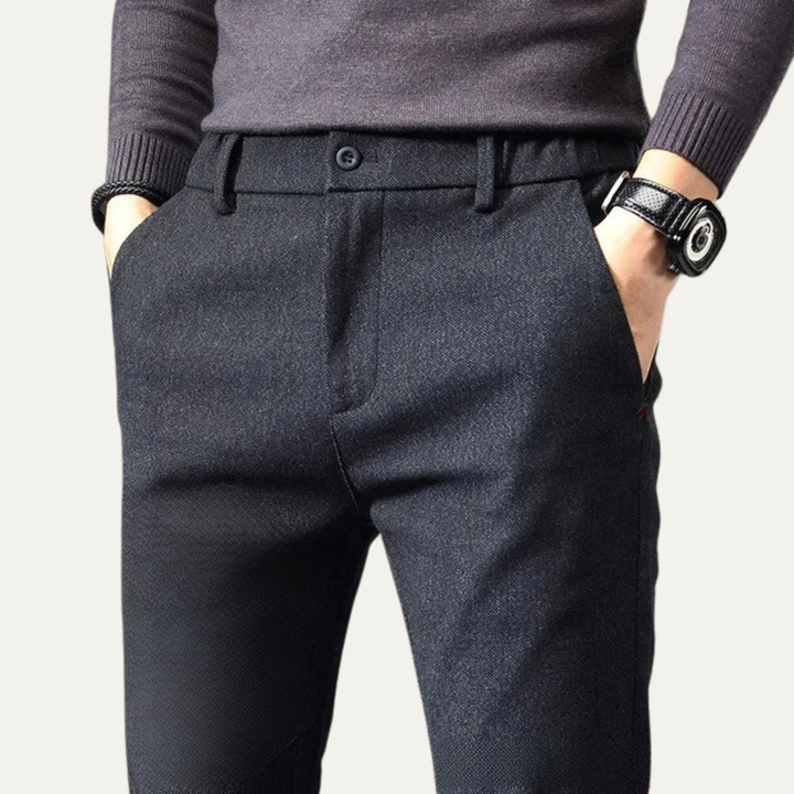 Freja Andersen | Herre Elegant afslappet Straight Leg bukser
