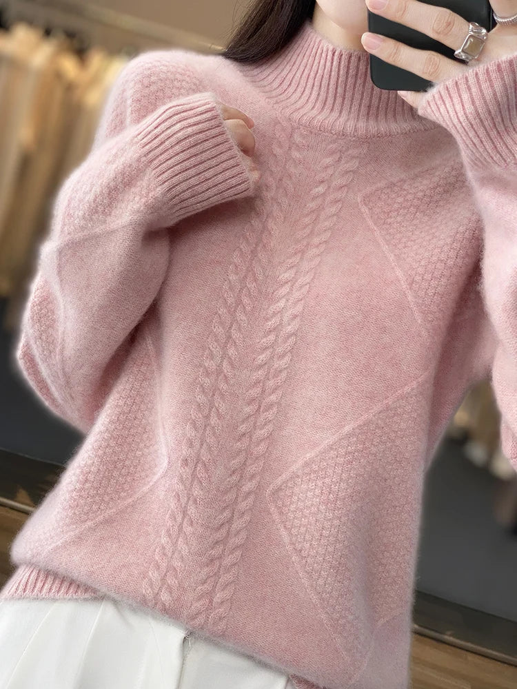 Carolyn | Cashmere rullekravetrøje — 2