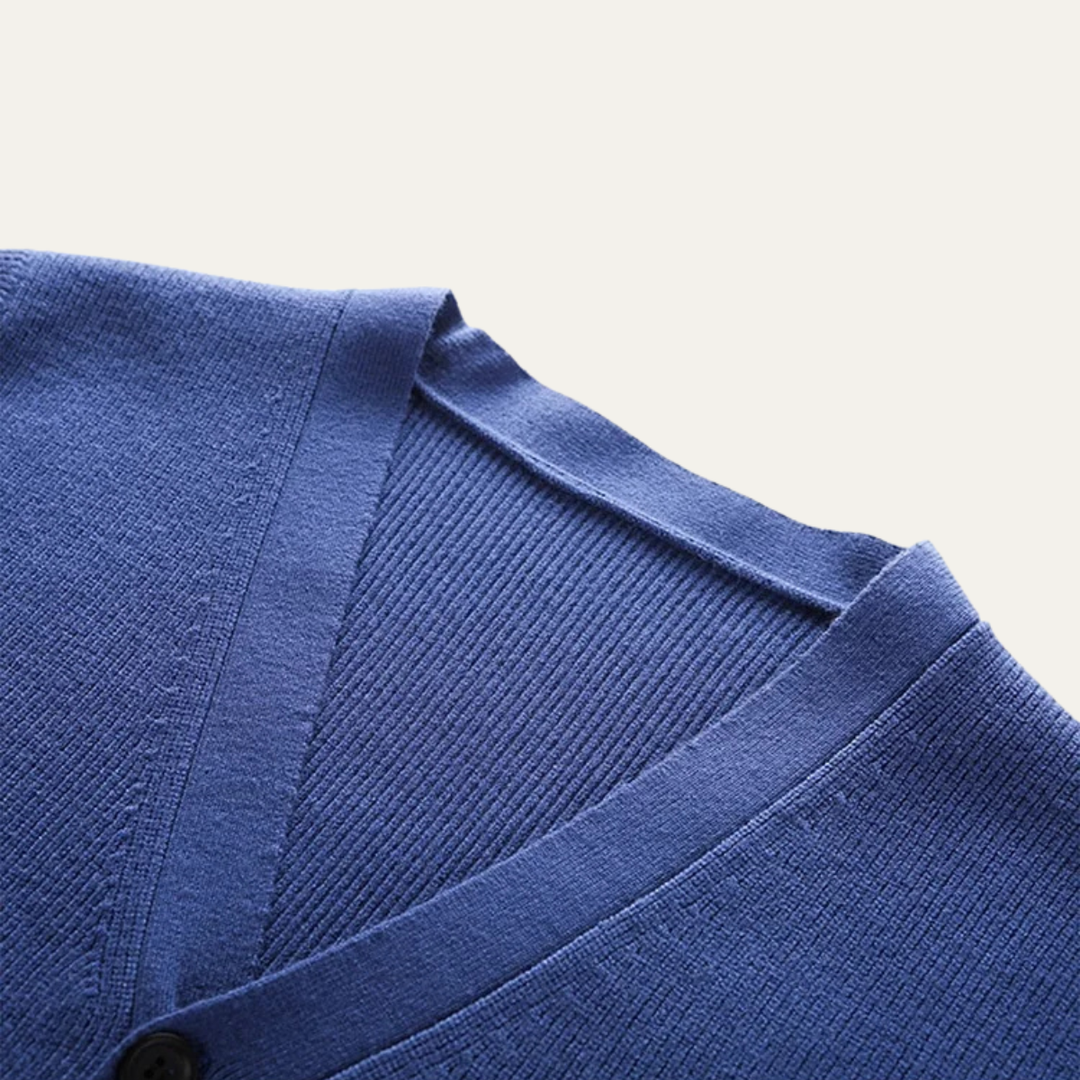 Freja Andersen | Herre stilren knap strik Waistcoat