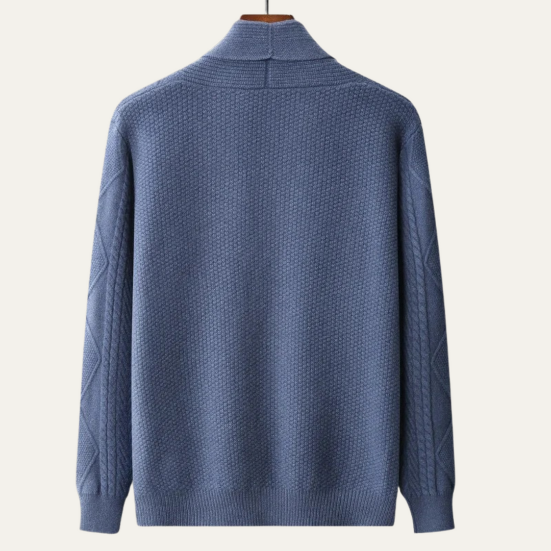 Freja Andersen | Herre luksus kashmir knap cardigan