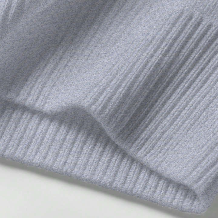 Brookline Ridge herre klassisk Mock Neck halv lynlås kashmir trøje