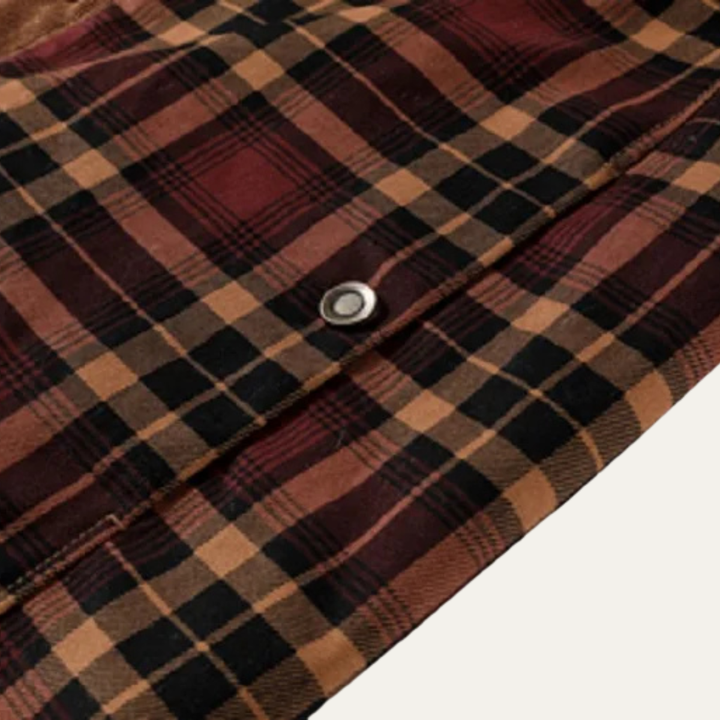 Freja Andersen | Herre Check Plaid fleeceforet Flannel jakke