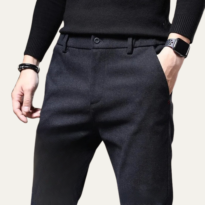 Freja Andersen | Herre Elegant afslappet Straight Leg bukser