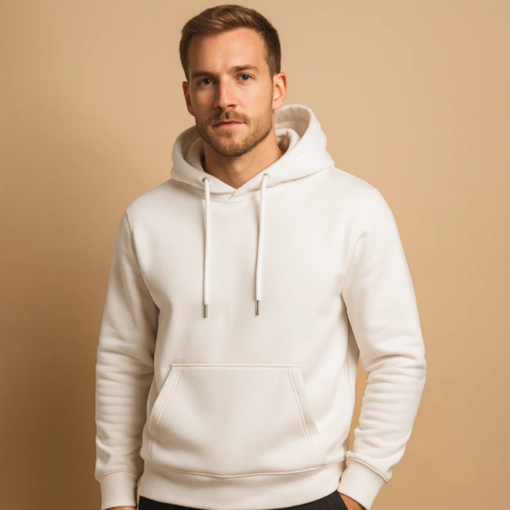 Freja Andersen | Herre klassisk Hoodie trøje med Front Pocket