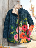 FRANCES | VATTERET JAKKE MED LANDBLOMMENDE
