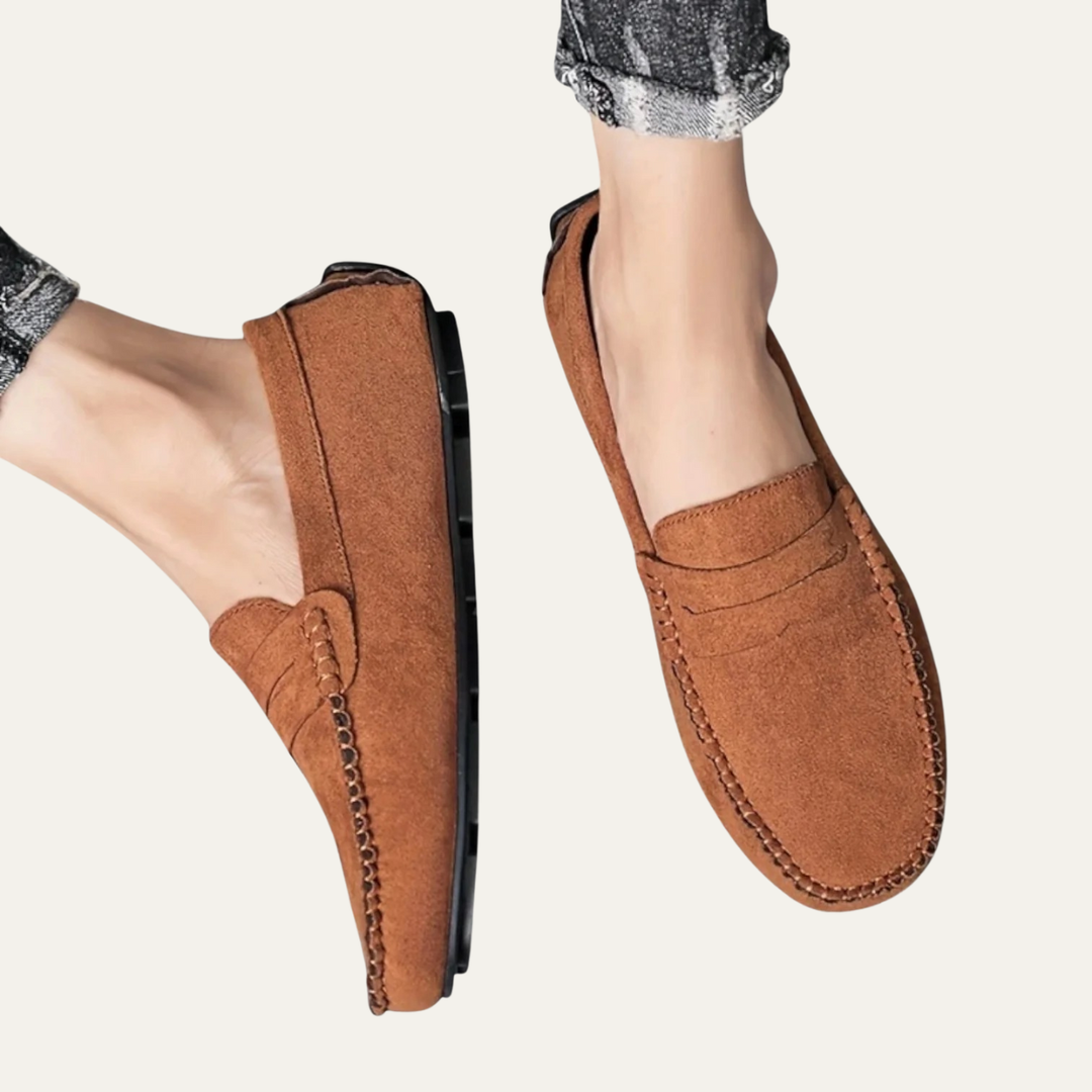 Marostica | Herre ruskind klassisk Moccasins Slip On loafers