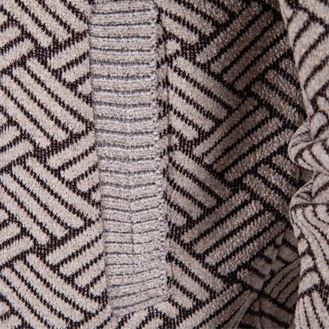 Freja Andersen | Herre varm fleeceforet tyk strikket Full Zip jakke