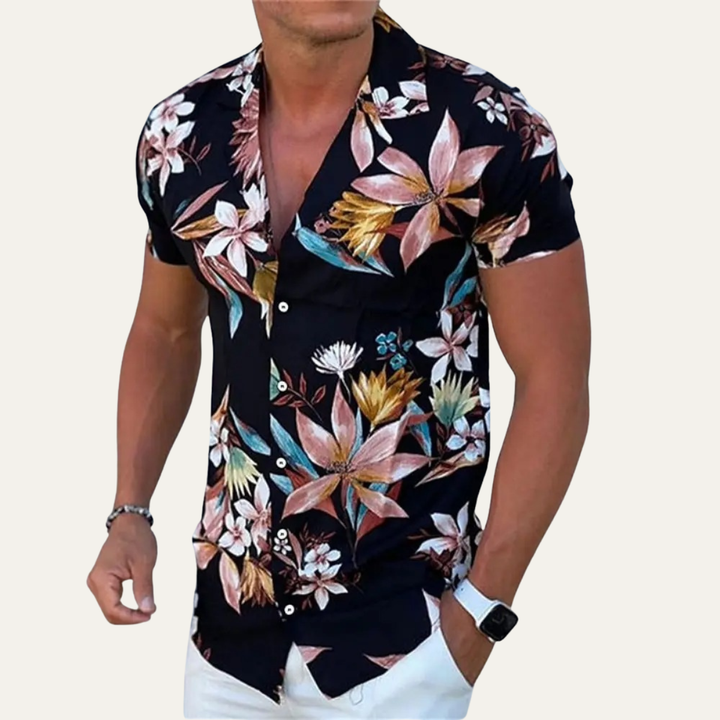 Pinebrook Hill herre Tropical Coconut mønster Hawaiian Beach skjorte
