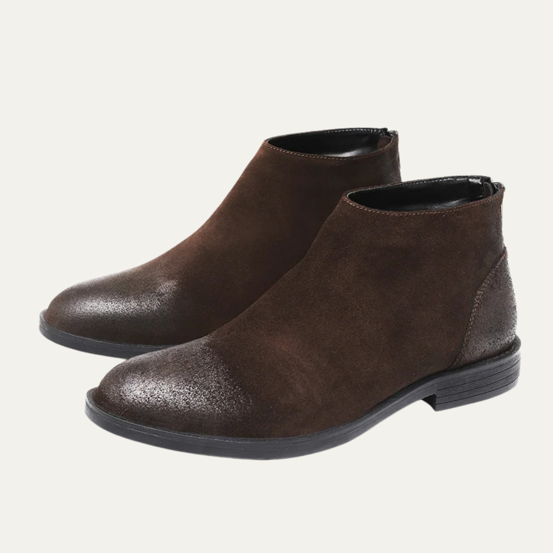 Vicenza | Herre Zip Up ruskind læder Ankle støvler
