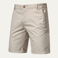 Roseland | Herre eksklusiv bomuld glat front sommer shorts