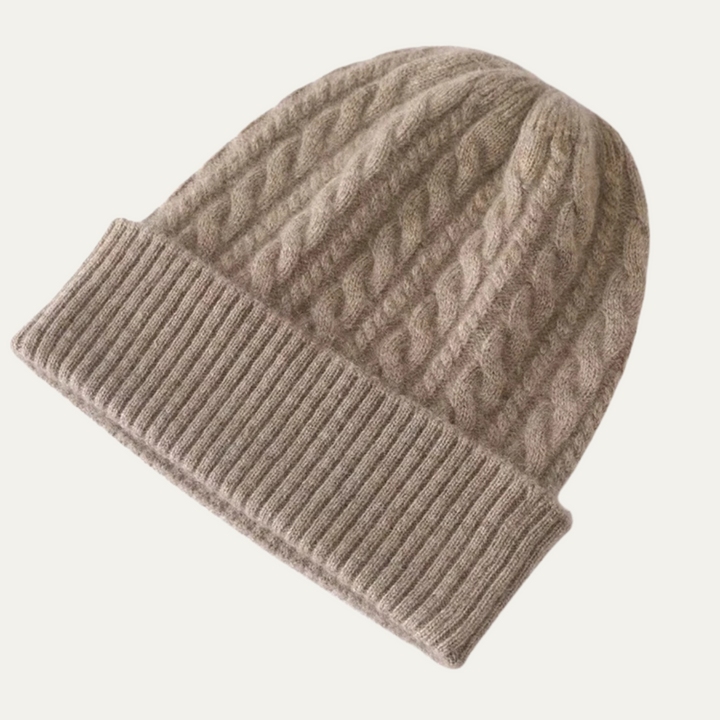 Freja Andersen | Herre klassisk ribstrikket kashmir Beanie