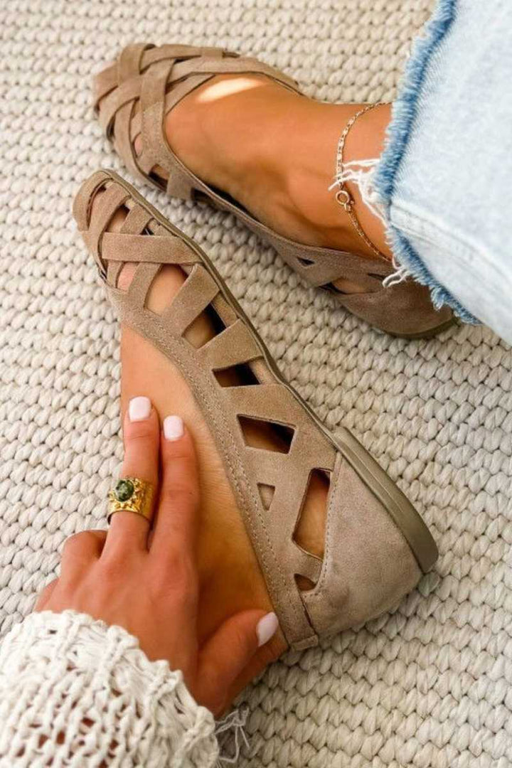 Caterina | Farverige flettede sandaler