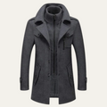 Freja Andersen | Herre uldblanding Double Layer frakke