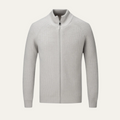 Four Seasons merino uld strikket Zip cardigan trøje til mænd