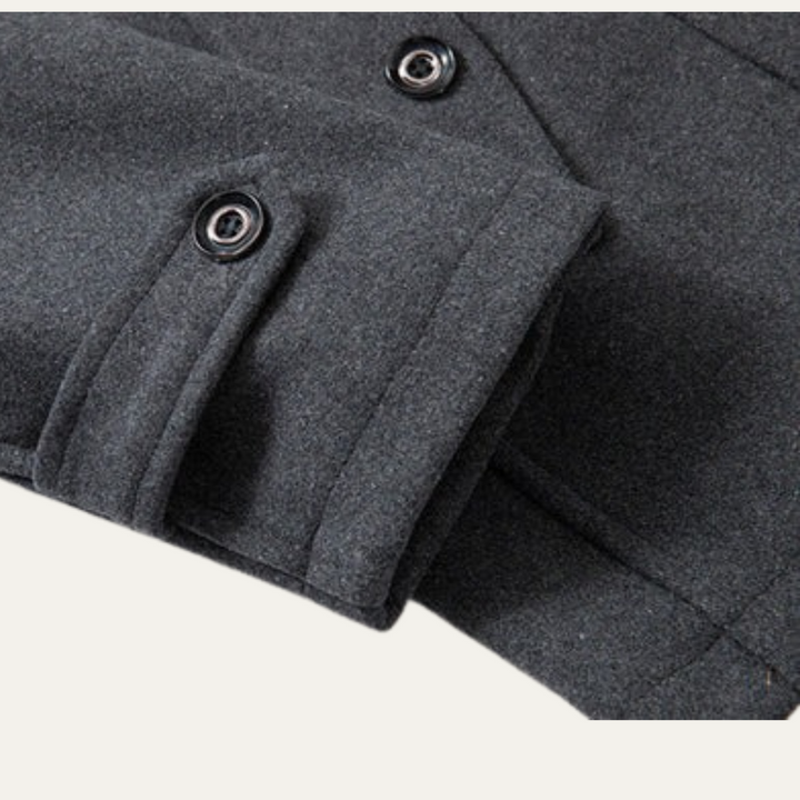 Freja Andersen | Herre uldblanding Double Layer frakke