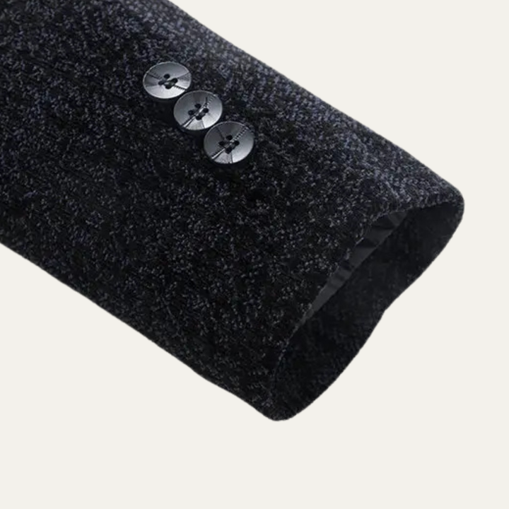Freja Andersen | Herre business chenille varm Fur Lined blazer