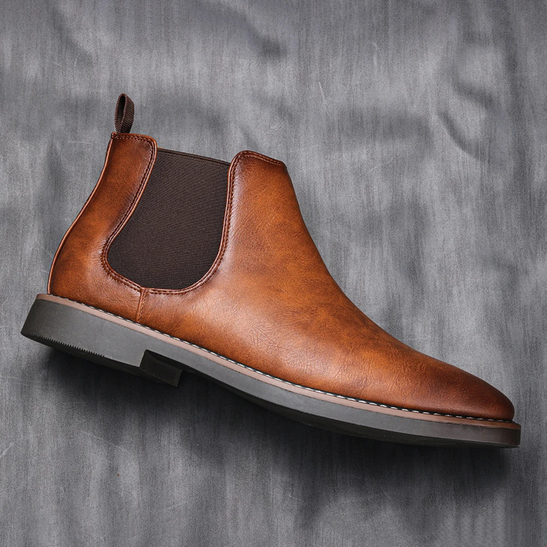 Ridgeview | Herre Retro Slip On Chelsea Ankle støvler