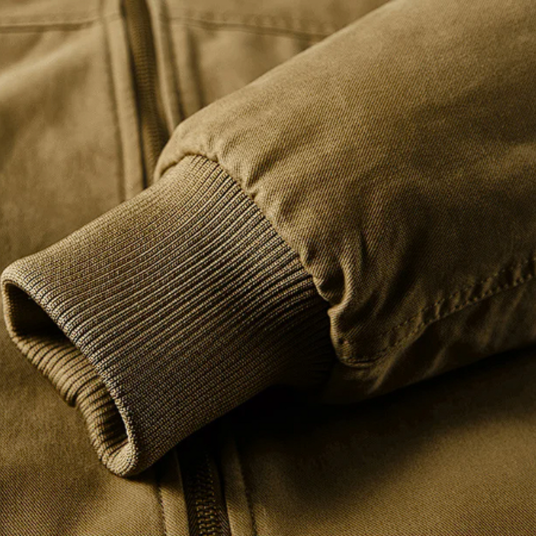 Freja Andersen | Herre fleeceforet Reversible bomberjakke