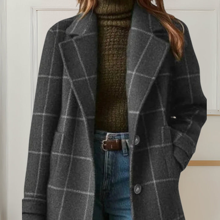 Judith | Lang ternet tweedfrakke — 6