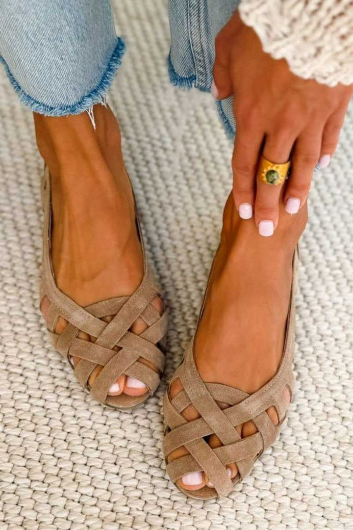 Caterina | Farverige flettede sandaler