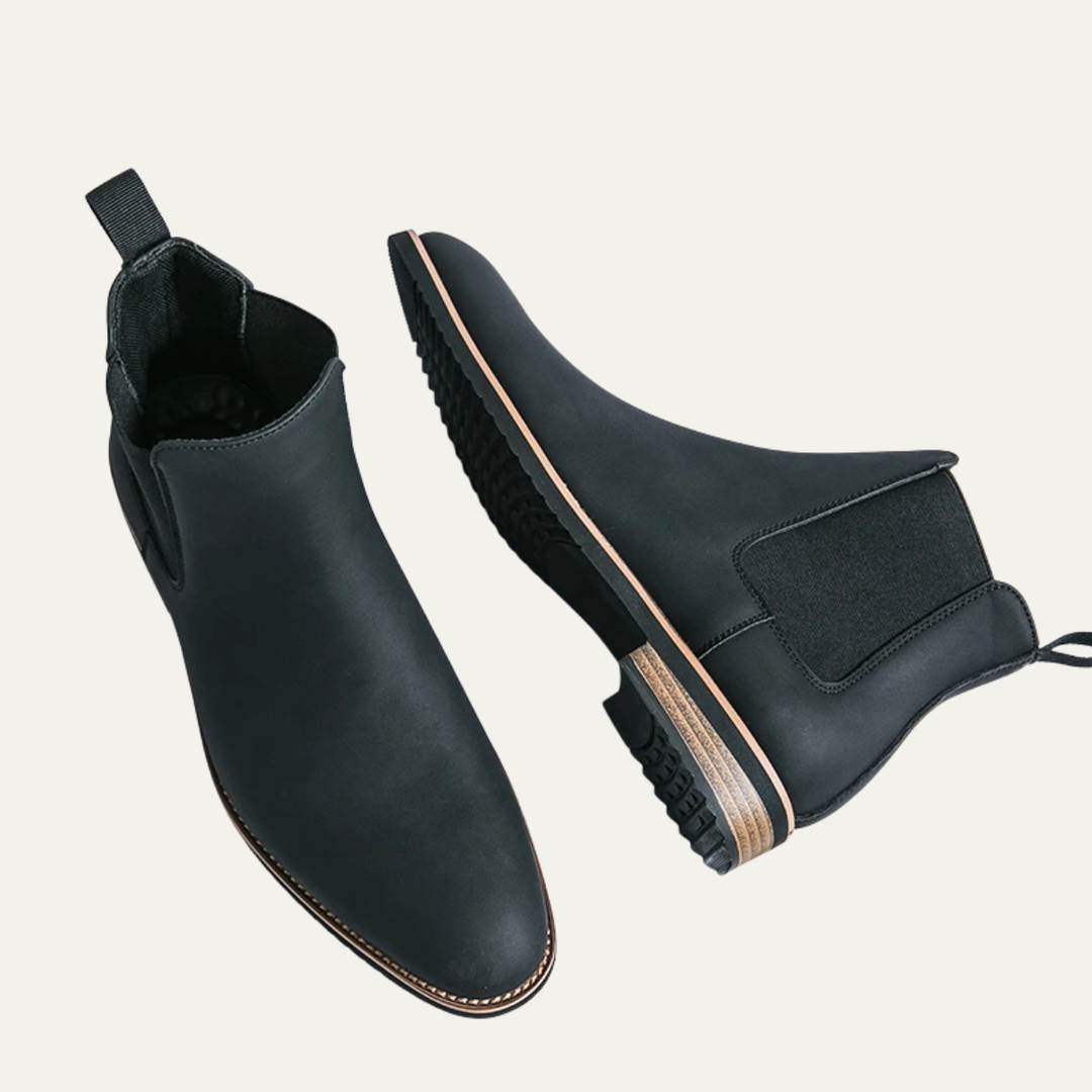 Freja Andersen | Herre Elegant Slip On stilren afslappet Chelsea-støvler