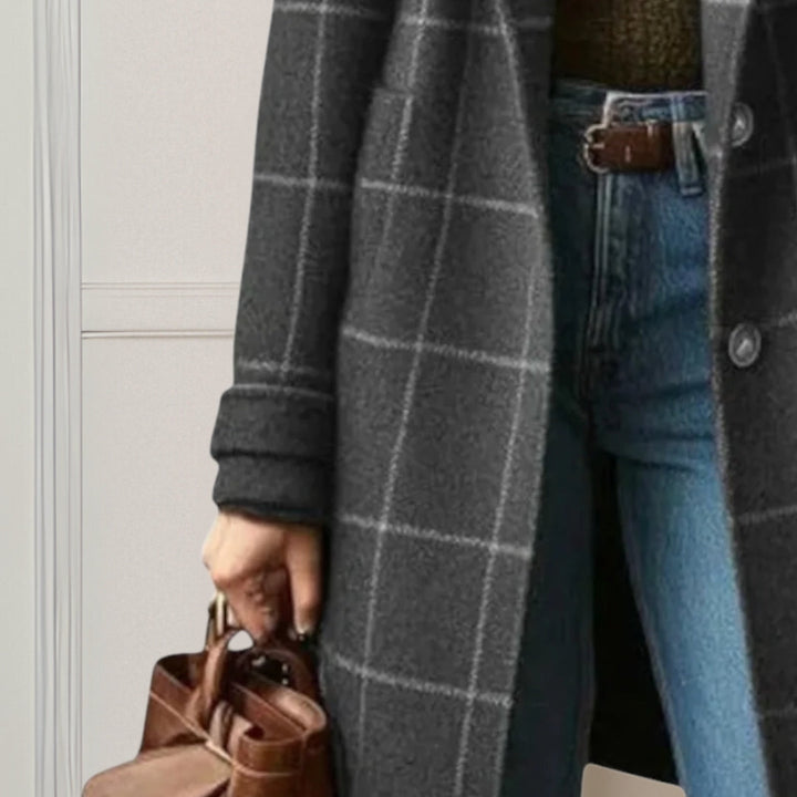 Judith | Lang ternet tweedfrakke — 7