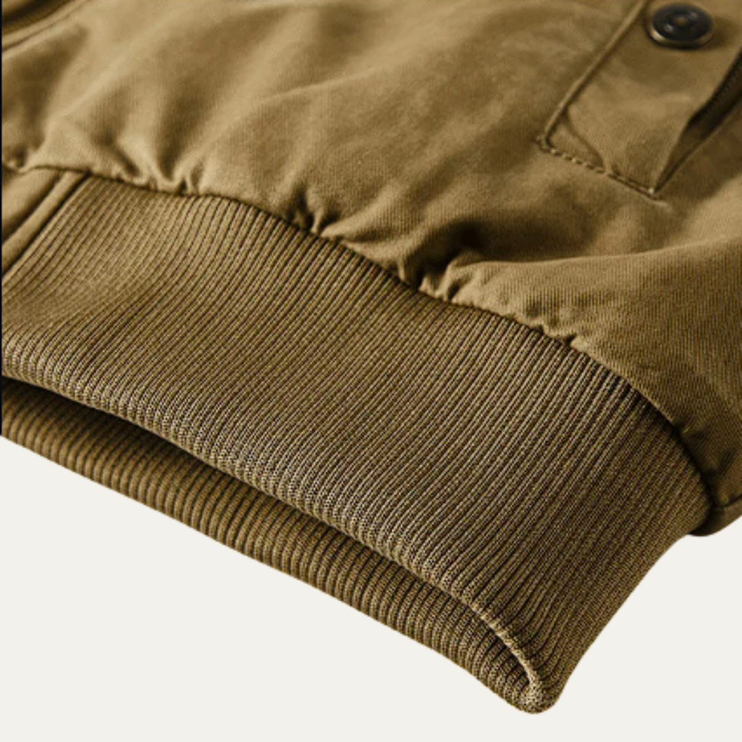 Freja Andersen | Herre fleeceforet Reversible bomberjakke