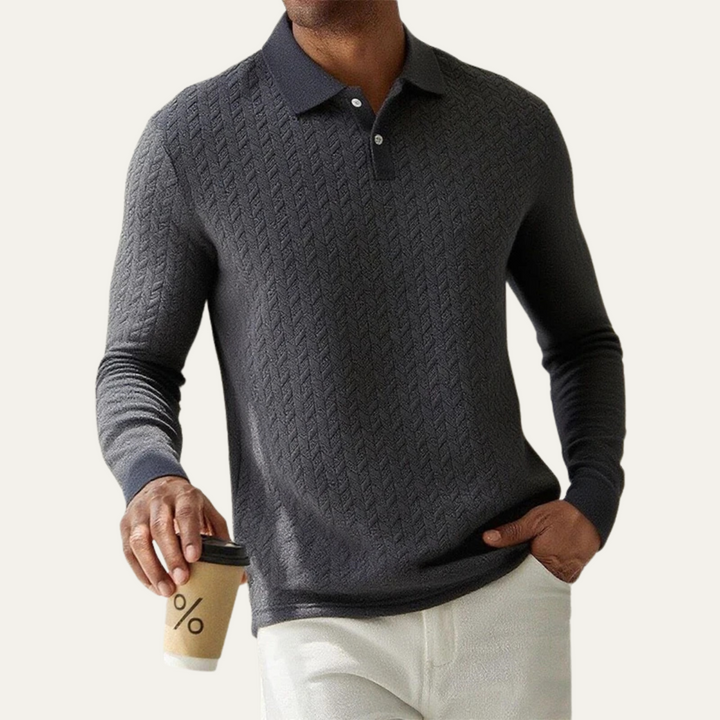 Willowbrook | Herre Stylish strik polo trøje