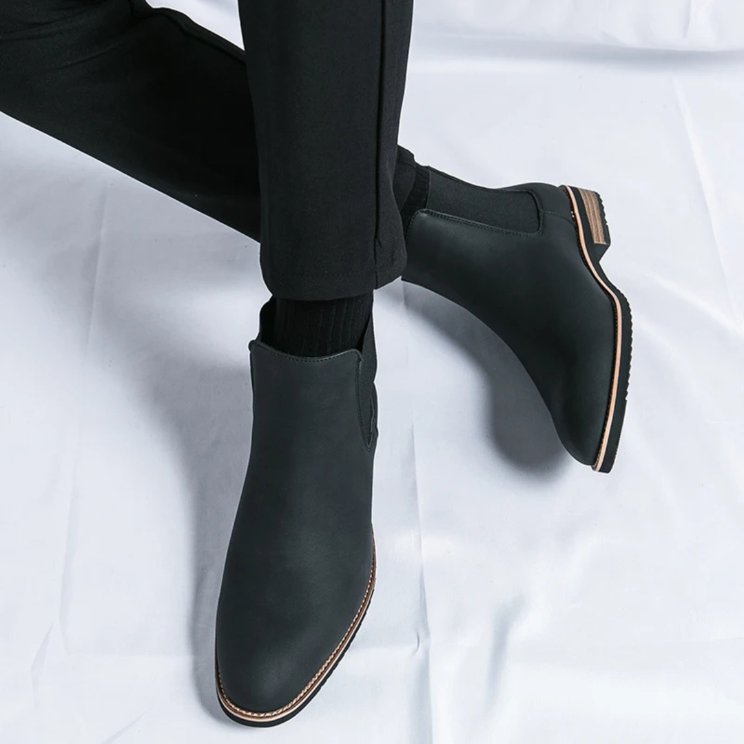 Freja Andersen | Herre Elegant Slip On stilren afslappet Chelsea-støvler