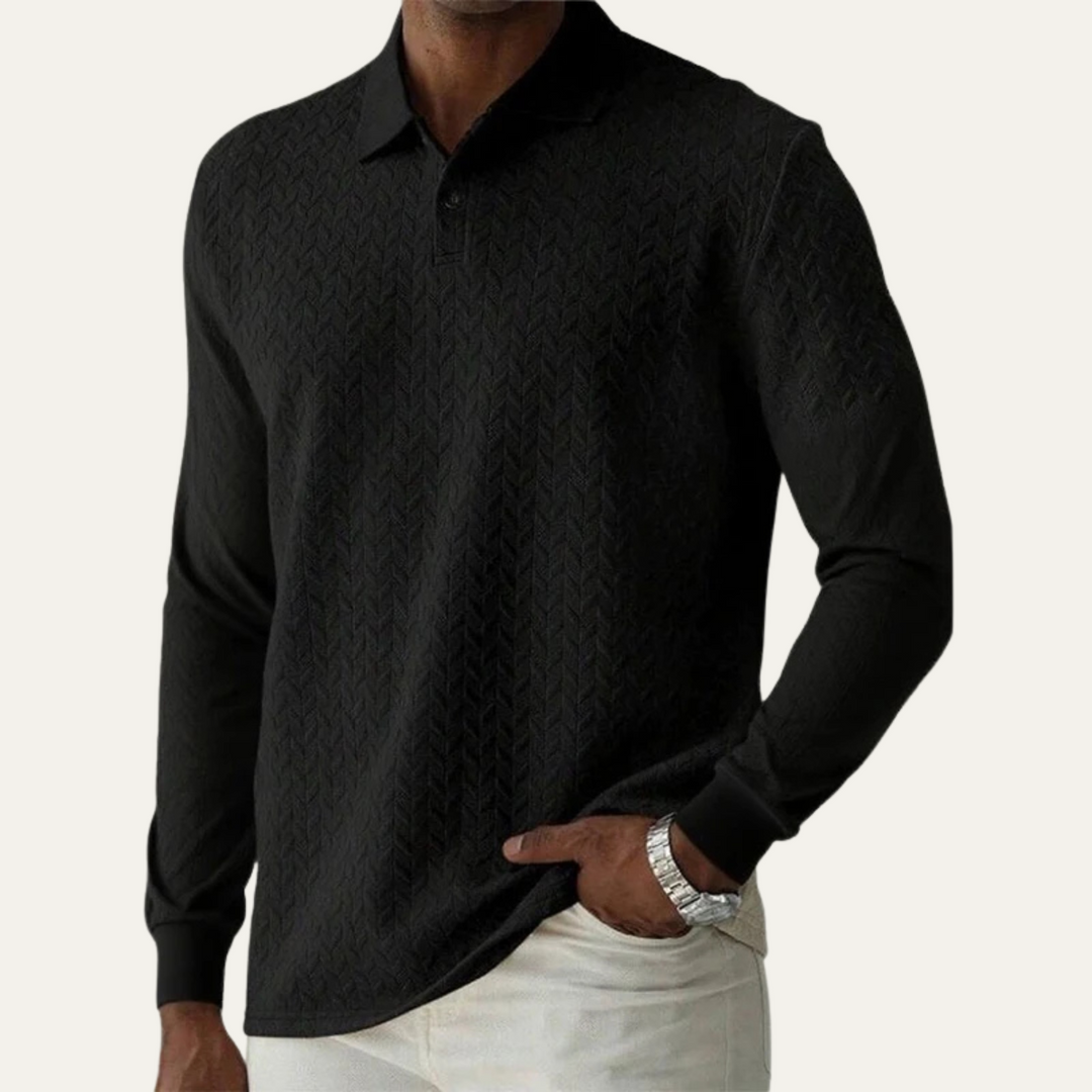 Willowbrook | Herre Stylish strik polo trøje