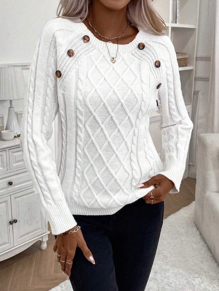 Betsy™ | Knap-detalje kabel jumper — 1